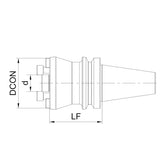 Bridge-type Boring Tool Shank BT40/50 G-GBR-BT40LB-C32L60 G-GBR-BT50LB-C32L100 - Big-tools Industrial Supply Tools for Metal Cutting